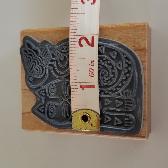 Laurel Burch Stamp 51296 Laurel Burch Cat Stamp Bird Cat - Picture 7 of 9